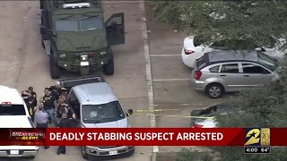Deadly stabbing suspect arrested