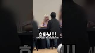 케플러 히카루 in 팬사인회! 팬싸에서 카루한테 감동 제대로 받았습니다! Kep1er Hikaru in fan sign event! #에자키레터루