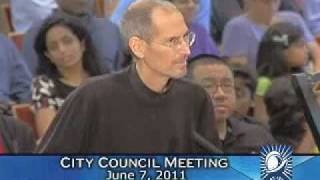 Steve Jobs about Lehigh pollution at 6/7/2011 Cupertino Council Meeting