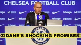 ZINEDINE ZIDANE'S SHOCKING FIRST PRESS CONFERENCE AS CHELSEA MANAGER! YOU WON'T BELIEVE WHAT HE SAID