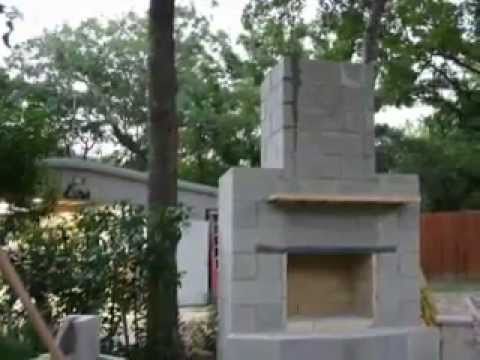 DIY Outdoor Fireplace DIY Outdoor Fireplace