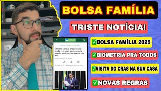 1 TRISTE NOTÍCIA! NOVAS REGRAS DO BOLSA 2025! DEPUTADOS APROVARAM! VEJA QUANDO COMEÇA E O QUE MUDA