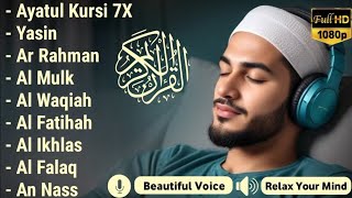 MUROTTAL MERDU Pengantar Tidur,Ayat Kursi,Yasin,Al Mulk,Al Waqiah,Ar Rahman,By:Alaa Aqel