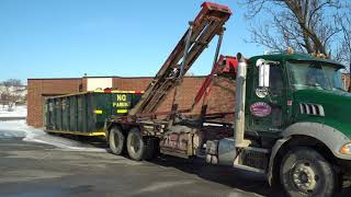 Dumpster Rental Truck Loads 30 Yard Roll Off