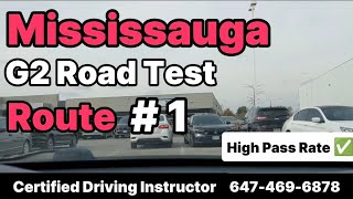 Mississauga G2 Drive Test Route 2024 - Road Test Route and Tips