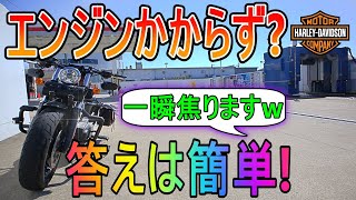 【112】ハーレーセキュリティー発動！？答えは簡単でした。