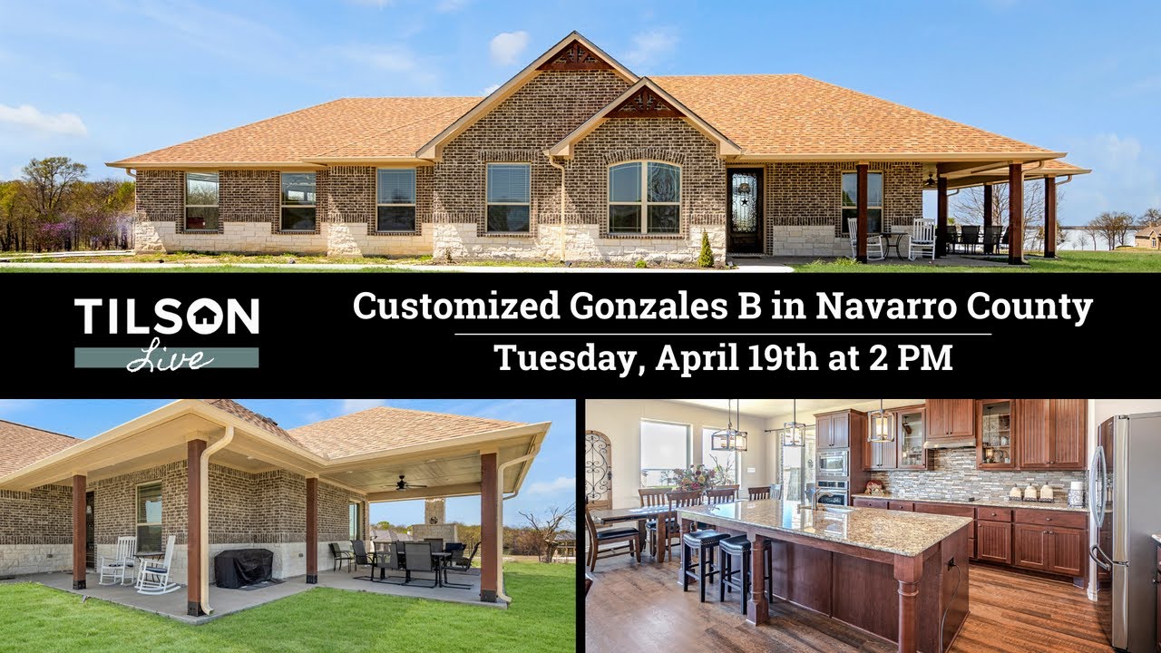 Tilson Live! A Video Tour Of A Custom Gonzales B In Navarro County ...