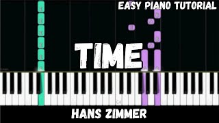 Hans Zimmer - Time (Easy Piano Tutorial)