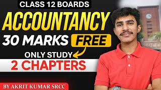 Class 12 Accountancy HACKED! FREE materials | Score 95+ in 20 days | Board exam 2025