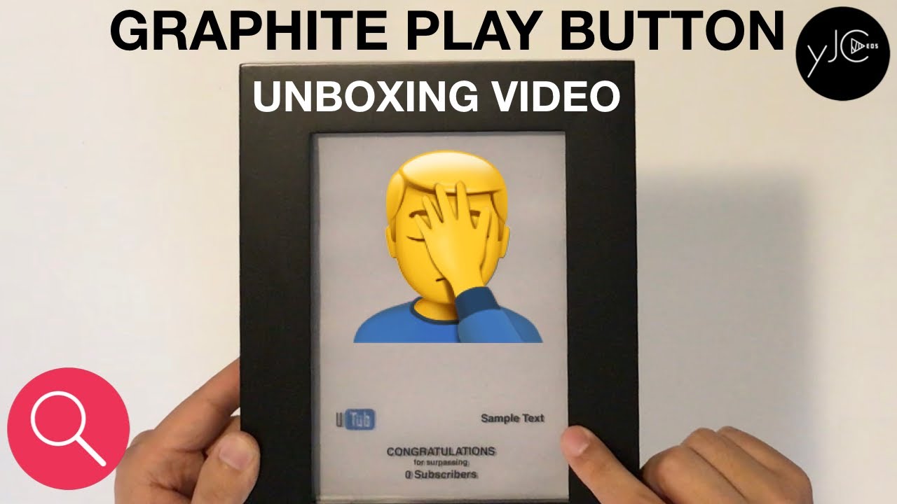 Unboxing My Graphite Play Button Youtube