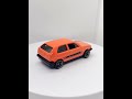 volkswagen golf hotwheels diecast toys hotwhees volkswagen volkswagengolf 360 closeup