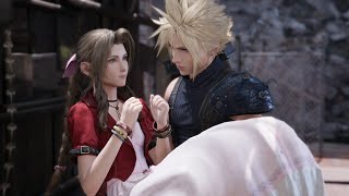 Cloud Catches Aerith | \