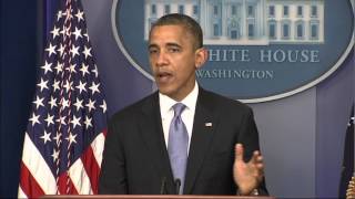 President Obama's full statement on Hurricane Sandy