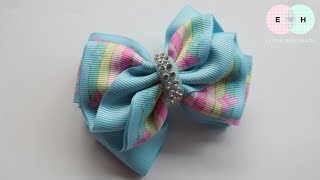 Laço De Fita 🎀 Ribbon Bow Tutorial 5 🎀 DIY by Elysia Handmade