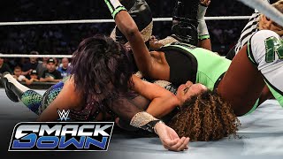 Bayley and Naomi both pin Nia Jax in high-stakes match: SmackDown highlights, Sept. 20, 2024