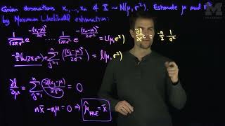 Maximum Likelihood Estimation for the Normal Distribution