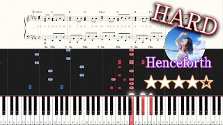 Henceforth - Orangestar feat. IA - Hard Piano Tutorial + Sheets【Piano Arrangement】