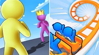 Giant Rush Vs Runner coaster 🔵🛑All New Max Big Update Levels Walkthrough Android iOS Gameplay