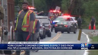 The York County Coroner releases autopsy report on Matthew J. Ruth, the gunman in the deadly ambu...