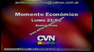 ARCHIVO DIFILM PROMO PROGRAMA MOMENTO ECONOMICO CON JUAN CARLOS DE PABLO POR CVN