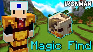 This new update gives FREE Magic Find! (Hypixel Skyblock IRONMAN) [252]