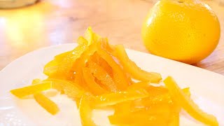 八朔(はっさく）ピールの作り方・レシピ【八朔の皮の甘煮】 Candied peel hassaku｜Coris cooking