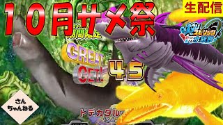 ドデカ祭り！！10月サメ祭り！！ドデカダルマザメ！！釣りスピリッツ 釣って遊べる水族館実況プレイ 【さんちゃん】　生配信