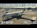 [TRIP REPORT] Delta Airlines Boeing 757-200 (FIRST CLASS) Atlanta (ATL) - Kansas City (MCI)