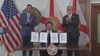 Gov. Ron DeSantis signs illegal immigration bill into law