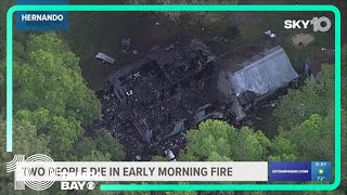 2 dead following house fire in Hernando County