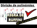 Divisão de polinómios Pela REGRA DE RUFFINI