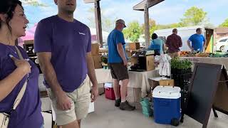 Visiting a small American town farmers market 逛美国小镇农贸市场