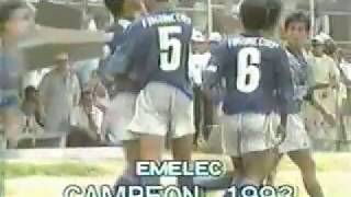 Gol de Ivan Hurtado Emelec campeon 1993