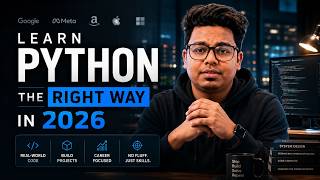 Learn Python the RIGHT Way in 2026 in Under 10 Mins 🚀