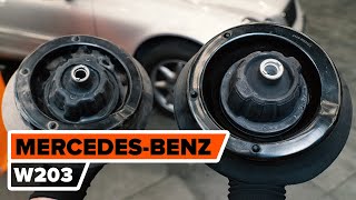 Wie MERCEDES-BENZ W203 C-Klasse Domlager wechseln [AUTODOC TUTORIAL]