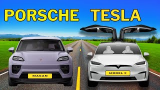 Porsche Macan 4 Electric vs. Tesla Model X (2024) | Which is better?