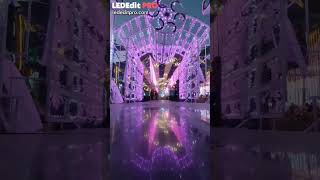 Pixel LED Gate Decoration designed by Jaber Al-Libi