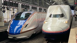 【広角2階席車窓右側】さよならE4系MAX MAXとき313号東京〜新潟