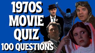 Guess the Movie Released in the 70s Picture Quiz | Test Your Film Knowledge (100 Questions)