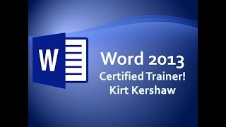 Word 2013 Views Training Video