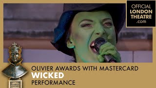 Willemijn Verkaik performs Wicked's Defying Gravity | Olivier Awards 2014 with Mastercard