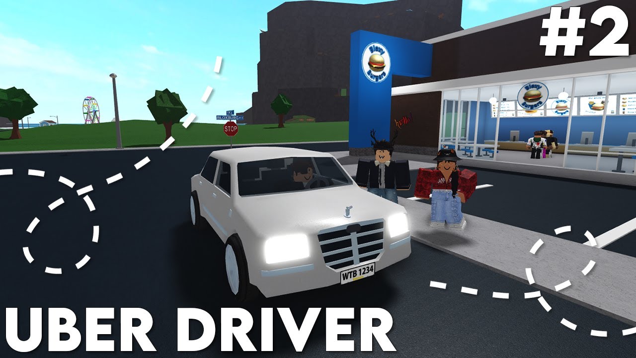 Roblox: Bloxburg | Uber Driver Daily Routine | #2 - YouTube