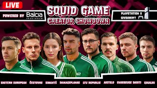 1000€ SQUID GAME CREATOR SHOWDOWN POWERED BY BALCIA | !turnyras !balcia !ps5