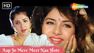 Aap Jo Mere Meet Naa Hote | Lata Mangeshkar | Bappi Lahiri | Divya Bharti | Geet (1992)