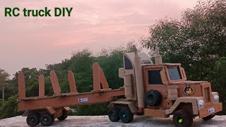 How to make container truck amazing cardboard DIY toy