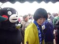 20111210 万次郎かぼちゃ収穫祭 くまモンかぼちゃの重量当てをする