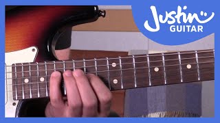 How to play the Minor Pentatonic Blues Scale Pattern 5: Blues Lead Guitar Lesson Tutorial s2p8