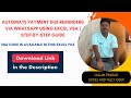 Automate Payment Due Reminders via WhatsApp Using Excel VBA | Step-by-Step Guide| VBA script| client