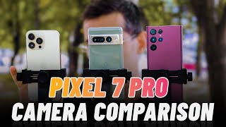 Pixel 7 Pro vs iPhone 14 Pro vs S22 Ultra Camera Comparison