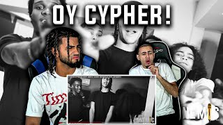 LIL MIZZY SPAZZED! 🔥 OY ONE MIC CYPHER REACTION!